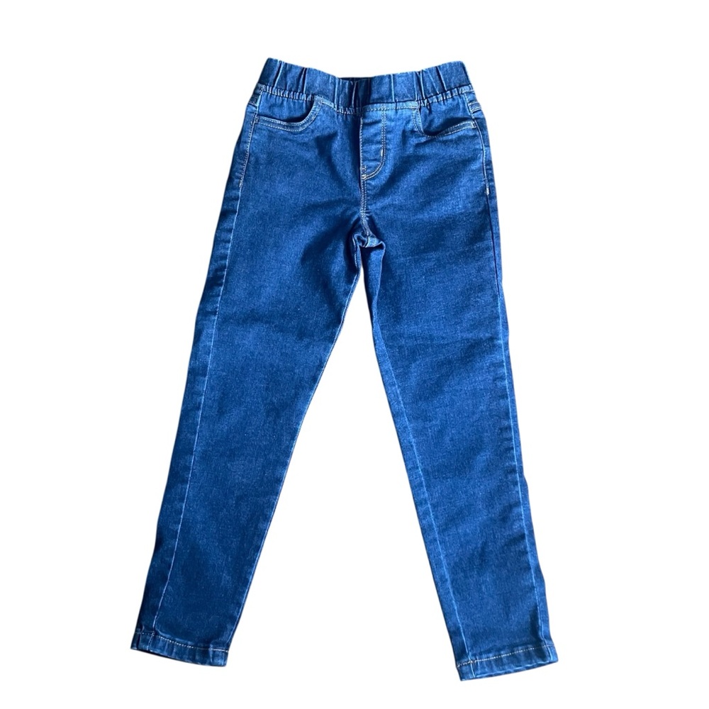 Hanna Andersson Classic Blue Jeans for Kids, size 6/7, Like New